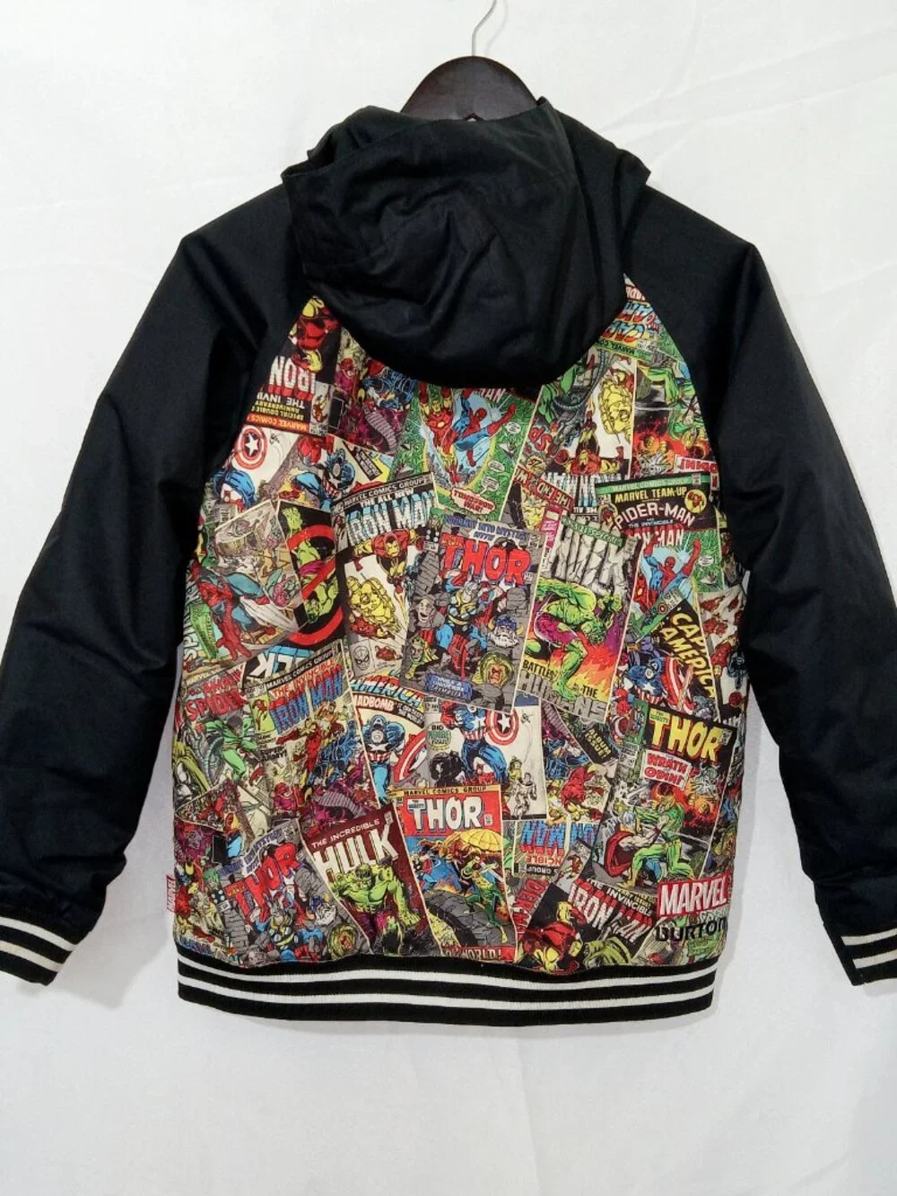 Burton Marvel Jacket Kids M 10/12 Hooded Insulated Ski Snow Winter Coat
